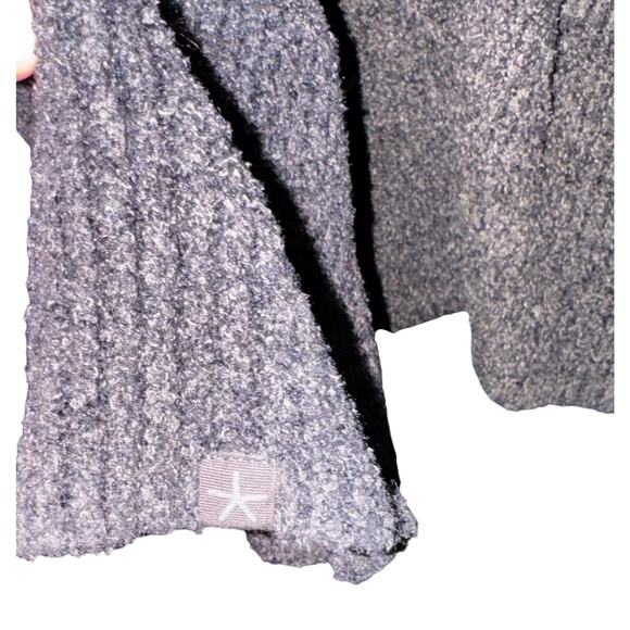 Barefoot Dreams Cardigan Womens L/XL Gray CozyChic Lite Circle Open Sweater 452 - Picture 3 of 5